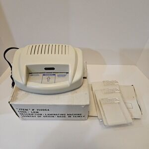 Design Concepts Laminator 4" Width Homeschool IDs Flash Cards  Pics